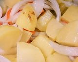簡単フライパンひき肉じゃが☆常備菜おかず作り方4写真