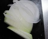 たまねぎの卵とじ作り方1写真