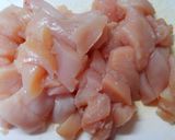 鶏むね肉と筍 もやしの胡麻油香る中華煮作り方2写真