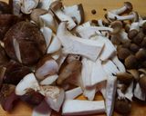 ごぼうと蒟蒻 きのこのヘルシー味噌煮込み作り方2写真