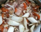 豚バラブロックの他人丼弁当作り方3写真