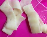 ほぼホタテリボン巻き オイキムチ♡作り方3写真