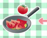 JKめし！ 第1話 焼きとまと味噌汁作り方2写真