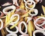 大葉香る☆イカとジャガイモの大葉味噌焼き作り方5写真