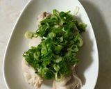 簡単！おかずに鶏肉のネギ塩レモンがけ作り方3写真