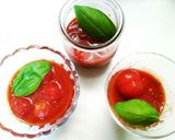 チアシード入トマトジュースにトマトマリネ作り方11写真