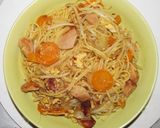 「味噌パスタ大葉添え」作り方11写真