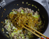 豚肉とキャベツとザーサイの味噌炒め作り方4写真