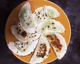 簡単！枝豆とチーズの餃子の皮包み焼き作り方5写真