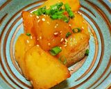 大根のピリ辛照り焼き風作り方5写真