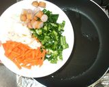 カレーチャーハン残りご飯♪侠飯おとこめし作り方2写真