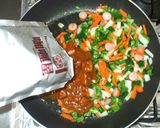 カレーチャーハン残りご飯♪侠飯おとこめし作り方3写真