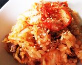 美味い✨キムチチャーハン作り方6写真