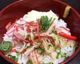 アカン飯？？カニカママヨご飯作り方1写真