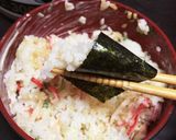 アカン飯？？カニカママヨご飯作り方2写真