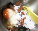 納豆と塩昆布のチヂミ♡余ったたこ焼き粉で作り方2写真