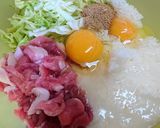 節約★冷や飯★絶品【ご飯deお好み焼き】作り方1写真