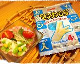 お弁当に’さけるチーズ’でお花を♥作り方1写真