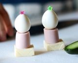七夕に　織姫＆彦星のピンチョス作り方3写真