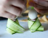 七夕に　織姫＆彦星のピンチョス作り方4写真