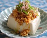 夏にぴったり♪鶏ひき肉のマーボー風冷奴作り方3写真