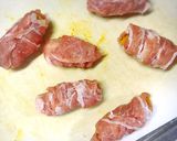 お弁当に！南瓜の肉巻きとペンギンおにぎり作り方3写真