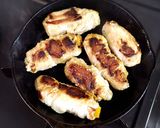 お弁当に！南瓜の肉巻きとペンギンおにぎり作り方4写真