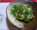 サクふわっ！モロヘイヤのかき揚げ♪作り方3写真
