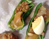 ピーマンの残りカレーと納豆つめ作り方5写真