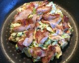 紀文 魚河岸あげ®でふんわりお好み焼き作り方4写真