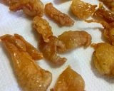 やみつき！　オーブンで鶏皮チップス☺作り方4写真