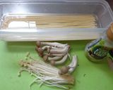 最速のレンジで和風きのこパスタ作り方1写真