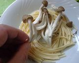 最速のレンジで和風きのこパスタ作り方4写真