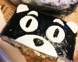 キャラ弁☆ゆかり卵のくまモンなおにぎらず作り方10写真