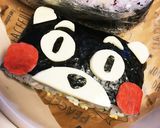キャラ弁☆ゆかり卵のくまモンなおにぎらず作り方11写真