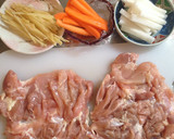 ほどよい歯ごたえ◎根菜と生姜の鶏肉巻き作り方1写真