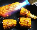 フライパンでバター醤油の焼きとうもろこし作り方7写真