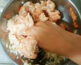 犬ご飯　鶏ともやしのヘルシーバーグ作り方2写真