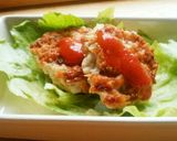 犬ご飯　鶏ともやしのヘルシーバーグ作り方8写真
