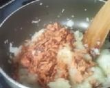 味付きフレーク缶と玉ねぎの不細工オムレツ作り方3写真