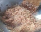 味付きフレーク缶と玉ねぎの不細工オムレツ作り方4写真