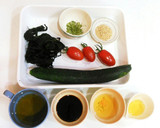 ﾓﾘﾝｶﾞとわかめde冷やし中華風サラダ作り方1写真