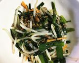 半熟ニラ玉子のトロトロえのき餡かけ作り方4写真