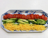 ﾓﾘﾝｶﾞとわかめde冷やし中華風サラダ作り方5写真