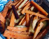 (簡単)にんじんとナスの炒め物作り方4写真