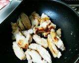 やげん鶏の甘辛コチ醤炒め作り方2写真