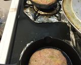スキレットで、ハンバーグ作り方6写真