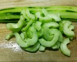 おばけきゅうりの煮物作り方2写真