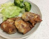 豚こま切れ肉の野菜ピカタ作り方7写真