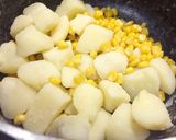 とうもろこしの粉ふきいも作り方4写真